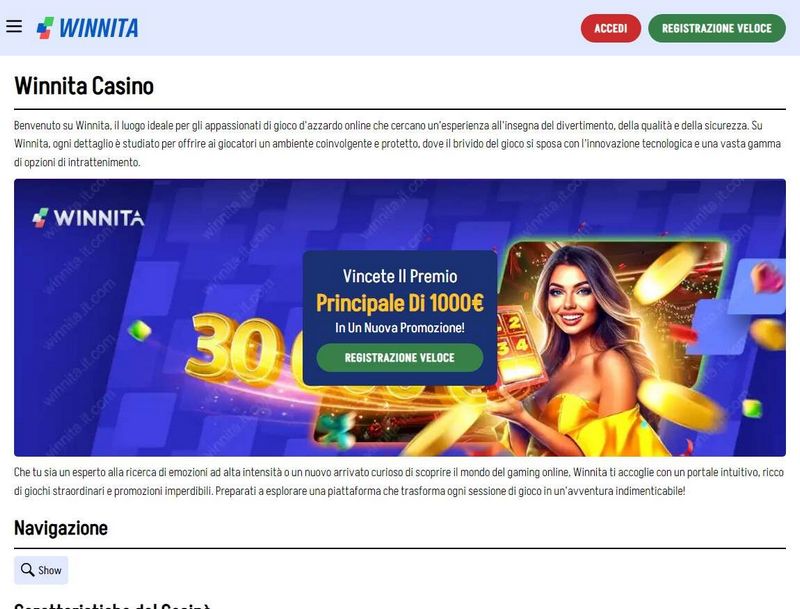 Recensione di Winnita Gambling Enterprise Recensione di Winnita Gambling Enterprise